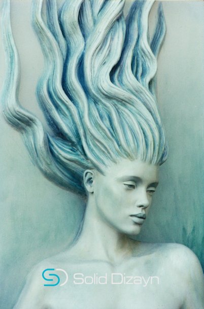 DENİZ KIZI RÖLYEF HEYKEL ÇALIŞMASI