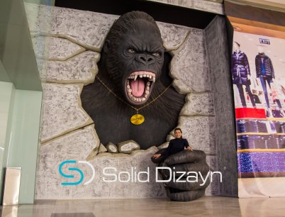 KİNG KONG GORİL HEYKELİ