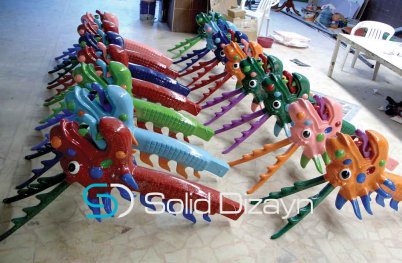 STRAFOR POLYESTER ÇİN EJDERHASI HEYKELİ