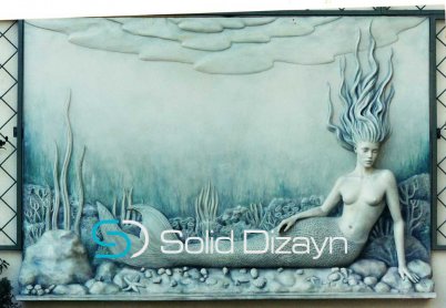  DENİZ KIZI RÖLYEFİ