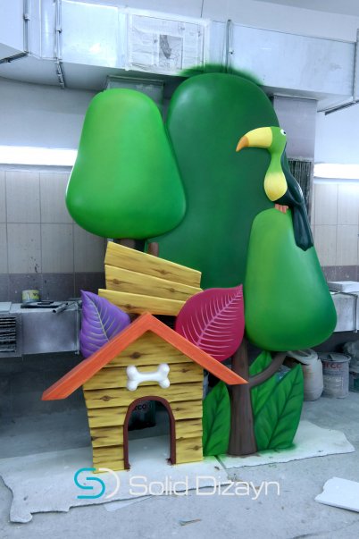 ANİMATİK EV RÖLYEFİ