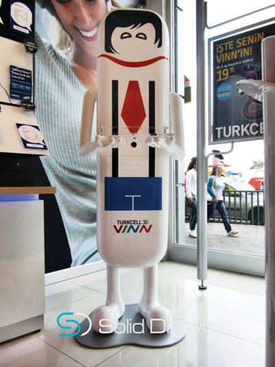 TURKCELL WINN ADAM MASKOTU