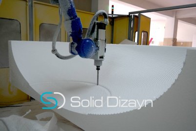 CNC STRAFOR İŞLEME TAVAN KUBBE KALIBI