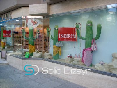 STRAFOR KAKTÜS VİTRİN DEKORU