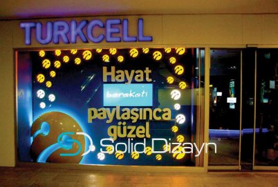 TURKCELL YAZI VİTRİNİ